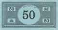 $50 Monopoly Bill