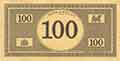 $100 Monopoly Bill